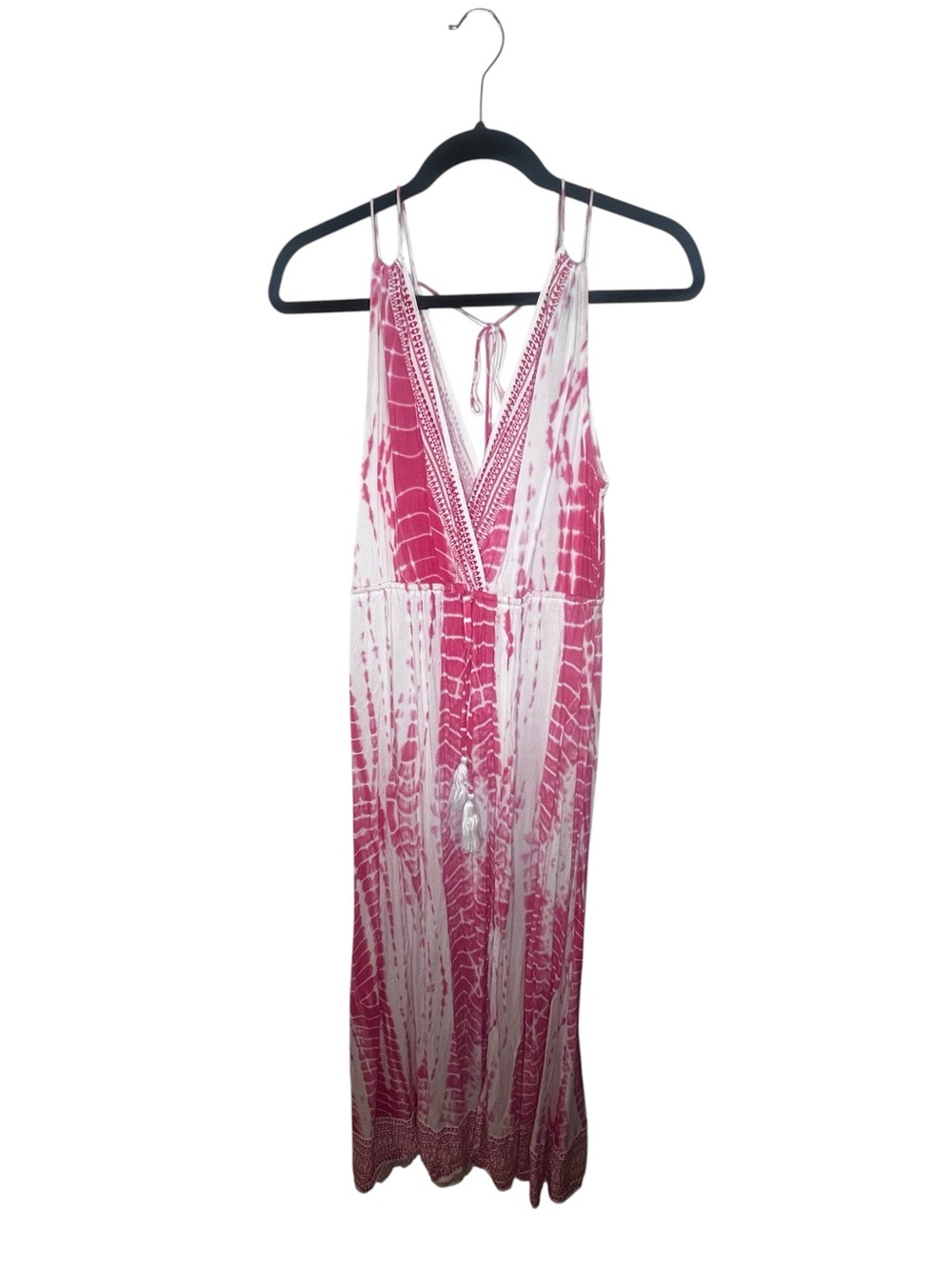 VENUS Pink & White Tie-Dye Maxi with Waist Tie-118